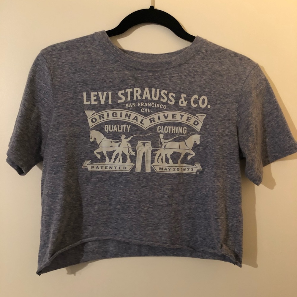 Levi Strauss cropped t-shirt
